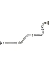 aFe Power Rebel Series 2-1/2" 304 Stainless Steel Catback Exhaust System with Black Tips Jeep Wrangler JL V6-3.6L 2DR | 4DR 2018-2024                                     - 49-38073-P - Image 4