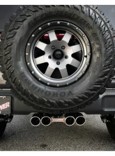 aFe Power Rebel Series 2-1/2" 304 Stainless Steel Catback Exhaust System with Black Tips Jeep Wrangler JL V6-3.6L 2DR | 4DR 2018-2024                                     - 49-38073-P - Image 7