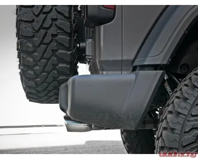 aFe Power Rebel Series 2-1/2" 304 Stainless Steel Catback Exhaust System with Black Tips Jeep Wrangler JL V6-3.6L 2DR | 4DR 2018-2024 - 49-38073-P