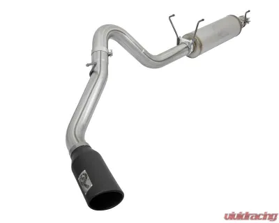 aFe Power Mach Force-XP 4" 409 Stainless Steel Catback Exhaust System with Black Tips Ram 2500 | Power Wagon | 3500 HEMI Gas V8-6.4L 2014-2024 - 49-42056-B