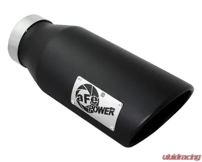 aFe Power Mach Force-XP 4" 409 Stainless Steel Catback Exhaust System with Black Tips Ram 2500 | Power Wagon | 3500 HEMI Gas V8-6.4L 2014-2024 - 49-42056-B