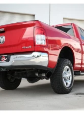 aFe Power Mach Force-XP 4" 409 Stainless Steel Catback Exhaust System with Black Tips Ram 2500 | Power Wagon | 3500 HEMI Gas V8-6.4L 2014-2024                                     - 49-42056-B - Image 3