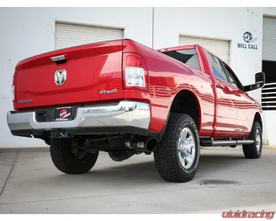 aFe Power Mach Force-XP 4" 409 Stainless Steel Catback Exhaust System with Black Tips Ram 2500 | Power Wagon | 3500 HEMI Gas V8-6.4L 2014-2024 - 49-42056-B