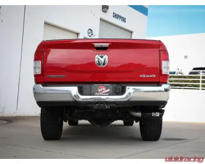 aFe Power Mach Force-XP 4" 409 Stainless Steel Catback Exhaust System with Black Tips Ram 2500 | Power Wagon | 3500 HEMI Gas V8-6.4L 2014-2024 - 49-42056-B