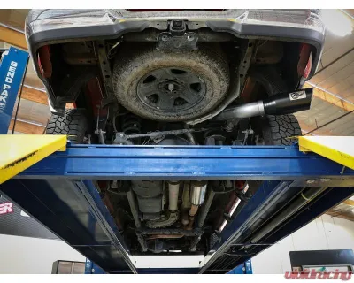 aFe Power Mach Force-XP 4" 409 Stainless Steel Catback Exhaust System with Black Tips Ram 2500 | Power Wagon | 3500 HEMI Gas V8-6.4L 2014-2024 - 49-42056-B