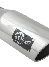 aFe Power Mach Force-Xp 4" 409 Stainless Steel Catback Exhaust System with Polished Tips Ram 2500 | Power Wagon | 3500 HEMI Gas V8-6.4L 2014-2024                                     - 49-42056-P - Image 2
