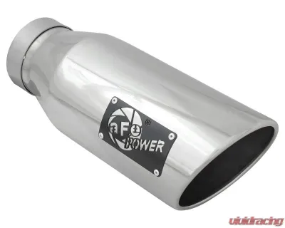 aFe Power Mach Force-Xp 4" 409 Stainless Steel Catback Exhaust System with Polished Tips Ram 2500 | Power Wagon | 3500 HEMI Gas V8-6.4L 2014-2024 - 49-42056-P