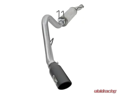 aFe Power Mach Force-XP 4" 409 Stainless Steel Catback Exhaust System with Black Tips Ford Super Duty F-250 | F-350 17-24 V8-6.2 | 7.3L 2017-2024 - 49-43086-B