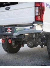 aFe Power Mach Force-XP 4" 409 Stainless Steel Catback Exhaust System with Black Tips Ford Super Duty F-250 | F-350 17-24 V8-6.2 | 7.3L 2017-2024                                     - 49-43086-B - Image 2