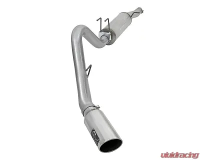 aFe Power Mach Force-XP 4" 409 Stainless Steel Catback Exhaust System with Polished Tips Ford Super Duty F-250 | F-350 17-24 V8-6.2 | 7.3L 2017-2024 - 49-43086-P