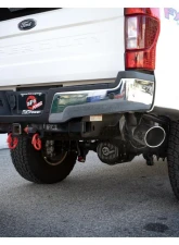 aFe Power Mach Force-XP 4" 409 Stainless Steel Catback Exhaust System with Polished Tips Ford Super Duty F-250 | F-350 17-24 V8-6.2 | 7.3L 2017-2024                                     - 49-43086-P - Image 2