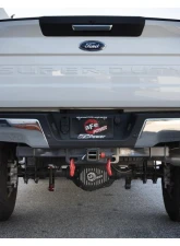 aFe Power Mach Force-XP 4" 409 Stainless Steel Catback Exhaust System with Polished Tips Ford Super Duty F-250 | F-350 17-24 V8-6.2 | 7.3L 2017-2024                                     - 49-43086-P - Image 3
