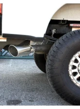 aFe Power Mach Force-XP 4" 409 Stainless Steel Catback Exhaust System with Polished Tips Ford Super Duty F-250 | F-350 17-24 V8-6.2 | 7.3L 2017-2024                                     - 49-43086-P - Image 4