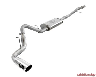 aFe Power Apollo GT Series 3" 409 Stainless Steel Catback Exhaust System with Polished Tips GM Silverado | Sierra 1500 V6-4.3L | V8-5.3L 2019-2024 - 49-44107-P