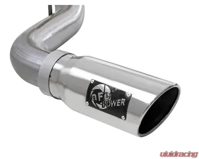 aFe Power Apollo GT Series 3" 409 Stainless Steel Catback Exhaust System with Polished Tips GM Silverado | Sierra 1500 V6-4.3L | V8-5.3L 2019-2024 - 49-44107-P