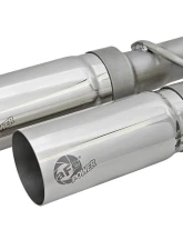 aFe Power Rebel Series 2-1/2" 409 Stainless Steel Catback Exhaust System with Polished Tips Nissan Titan Gas V8-5.6L 2017-2024                                     - 49-46126-P - Image 5