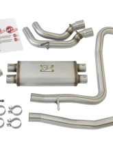 aFe Power Rebel Series 2-1/2" 409 Stainless Steel Catback Exhaust System with Polished Tips Nissan Titan Gas V8-5.6L 2017-2024                                     - 49-46126-P - Image 6