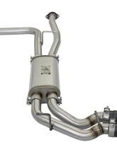 aFe Power Rebel Series 2-1/2" 409 Stainless Steel Catback Exhaust System with Black Tips Nissan Titan Gas V8-5.6L 2017-2024                                     - 49-46126-B - Image 2