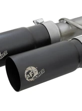 aFe Power Rebel Series 2-1/2" 409 Stainless Steel Catback Exhaust System with Black Tips Nissan Titan Gas V8-5.6L 2017-2024                                     - 49-46126-B - Image 5