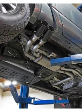 aFe Power Rebel Series 2-1/2" 409 Stainless Steel Catback Exhaust System with Black Tips Nissan Titan Gas V8-5.6L 2017-2024                                     - 49-46126-B - Image 7
