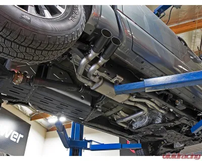 aFe Power Rebel Series 2-1/2" 409 Stainless Steel Catback Exhaust System with Black Tips Nissan Titan Gas V8-5.6L 2017-2024 - 49-46126-B