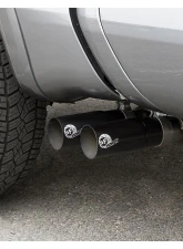 aFe Power Rebel Series 2-1/2" 409 Stainless Steel Catback Exhaust System with Black Tips Nissan Titan Gas V8-5.6L 2017-2024                                     - 49-46126-B - Image 9