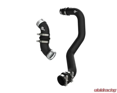 aFe Power BladeRunner Aluminum Hot and Cold Charge Pipe Kit Black GM Diesel Trucks V8-6.6L (td) LBZ | LMM 2006-2010 - 46-20054-B