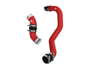aFe Power BladeRunner Aluminum Hot and Cold Charge Pipe Kit Red GM Diesel Trucks V8-6.6L (td) LBZ | LMM  2006-2010