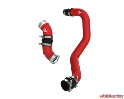 aFe Power BladeRunner Aluminum Hot and Cold Charge Pipe Kit Red GM Diesel Trucks V8-6.6L (td) LBZ | LMM 2006-2010 - 46-20054-R