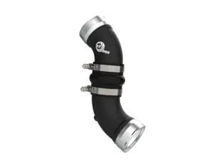 aFe Power BladeRunner 3-1/2 IN Aluminum Cold Charge Pipe Black GM Diesel Trucks V8-6.6L (td) LBZ | LMM  2006-2010