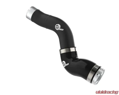 aFe Power BladeRunner 2-1/2 IN Aluminum Hot Charge Pipe Black Chevrolet | GMC 2023-2024 - 46-20748-B