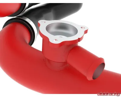 aFe Power BladeRunner 2-1/4 IN & 3 IN Aluminum Hot and Cold Charge Pipe Kit Red Ford Bronco Raptor V6-3.0L (tt) 2022-2024 - 46-20754-R