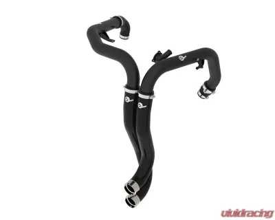 aFe Power BladeRunner 2-1/4 IN Aluminum Hot Charge Pipe Black Ford Bronco Raptor V6-3.0L (tt) 2022-2024 - 46-20758-B