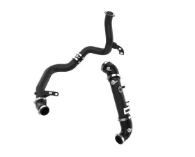 aFe Power BladeRunner Aluminum Hot and Cold Charge Pipe Kit Black Hyundai Veloster N L4-2.0L (t) 2019-2022