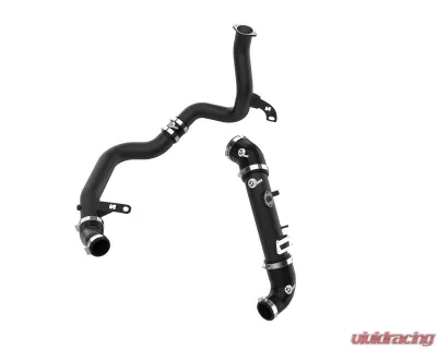 aFe Power BladeRunner Aluminum Hot and Cold Charge Pipe Kit Black Hyundai Veloster N L4-2.0L (t) 2019-2022 - 46-20764-B