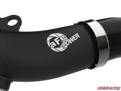 aFe Power Black BladeRunner 2-1/2inch Aluminum Hot Charge Pipe - 46-20778-B