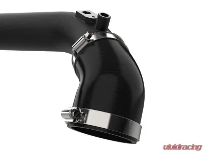 aFe Power Black BladeRunner 2-1/2inch Aluminum Hot Charge Pipe - 46-20778-B