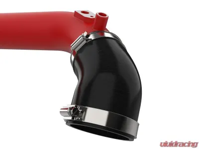 aFe Power Red BladeRunner 2-1/2inch Aluminum Hot Charge Pipe - 46-20778-R