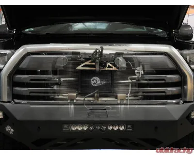 AFE Power BladeRunner Transmission Oil Cooler Kit for Toyota Tundra V6 3.4L 2022-2025, Black Aluminum - 46-80009