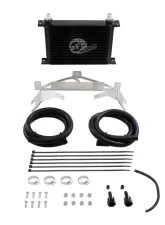 AFE Power BladeRunner Transmission Oil Cooler Kit for Toyota Tundra V6 3.4L 2022-2025, Black Aluminum                                     - 46-80009 - Image 3