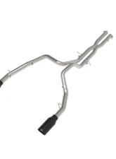 aFe Vulcan Series 3"-3.5" 304 Stainless Catback Exhaust System w/ Black Tips Ram 1500 RHO Hurricane L6-3.0L (tt) 2025                                     - 49-32087-B - Image 4