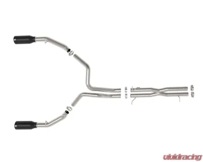aFe Vulcan Series 3"-3.5" 304 Stainless Catback Exhaust System w/ Black Tips Ram 1500 RHO Hurricane L6-3.0L (tt) 2025 - 49-32087-B