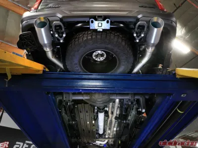 aFe Vulcan Series 3"-3.5" 304 Stainless Catback Exhaust System w/ Polished Tips Ram 1500 RHO Hurricane L6-3.0L (tt) 2025 - 49-32087-P