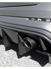 Takeda 3 IN 304 Stainless Steel Cat-Back Exhaust System w/ Carbon Fiber Tip Ford Focus RS 2.3L 4-Cyl 2016-2018                                     - 49-33103-C - Image 6