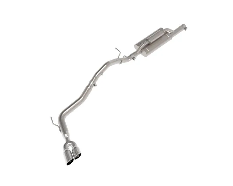 aFe Vulcan Series 2.5" to 3" 304 Stainless Steel Cat-Back Exhaust System w/ Polished Tip Ford Ranger L4-2.3L (t) 2024-2025 - 49-33148-P