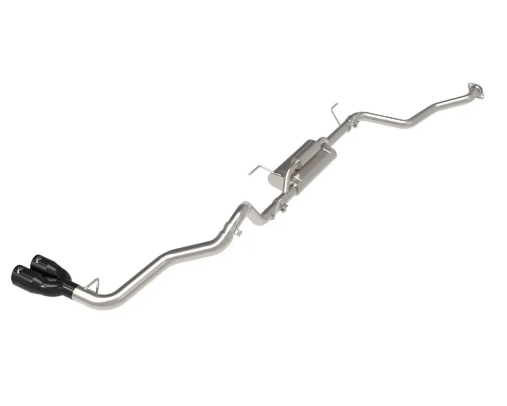 aFe Vulcan Series 2.5" to 3" 304 Stainless Catback Exhaust System w/ Black Tips Toyota Tacoma L4 2.4L (t) 2024-2025 - 49-36078-B