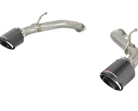 aFe Power Takeda 2-1/2inch 304 Stainless Steel Axle-Back Exhaust System w/ Carbon Fiber Tip