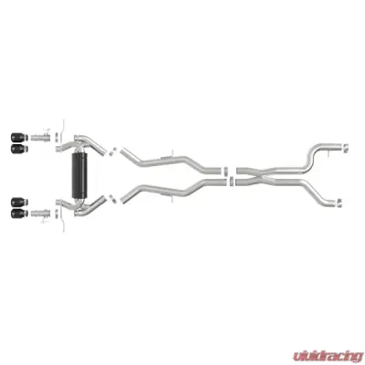 aFe Power MACH Force-Xp 3" to 2-1/2" Cat-Back Exhaust System for BMW M2 G87 2023-2025 - 49-36353-B