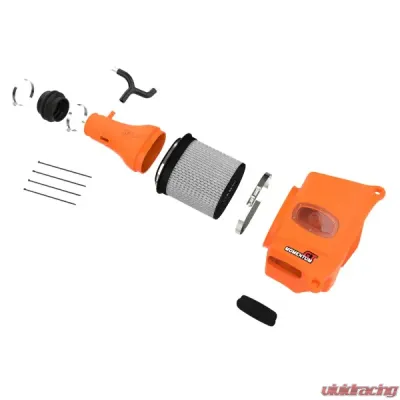aFe Power Momentum GT Orange Edition Cold Air Intake System w/ Pro Dry S Filter Nissan Armada | Patrol | Infiniti QX80 QX56 2010-2024 - 51-76103-N