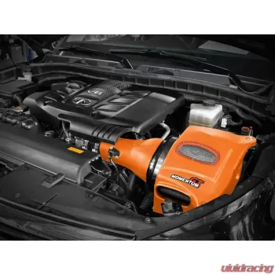 aFe Power Momentum GT Orange Edition Cold Air Intake System w/ Pro Dry S Filter Nissan Armada | Patrol | Infiniti QX80 QX56 2010-2024 - 51-76103-N